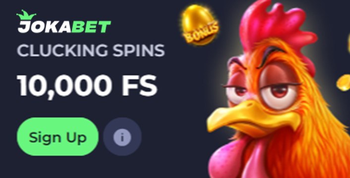 Jokabet app interface showcasing free spins