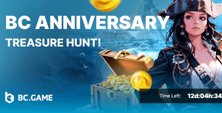 Join BC.Game's Treasure Hunt Anniversary